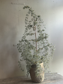 Weihnachtsbaum aus Seide mit Schnee LED Medium -PTMD-