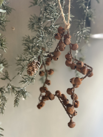 Hanger Ster Belletjes Roest