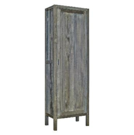 Opbergkast Lungo -1 deurs (paneel of vlak) ''Driftwood''