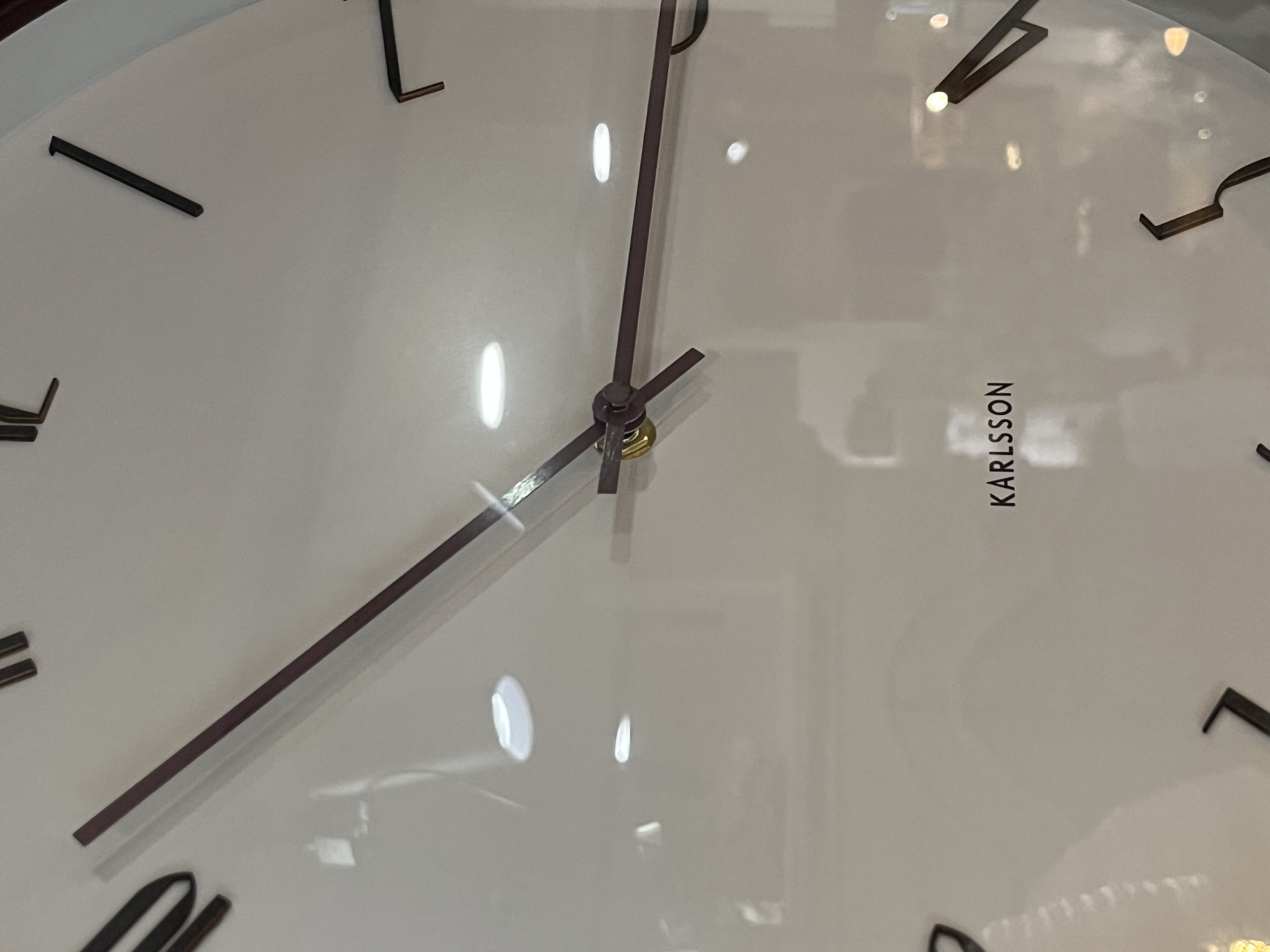 Wandklok Scandia Warm Grijs