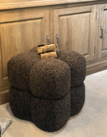 Teddy Poef Dark Brown -PTMD-