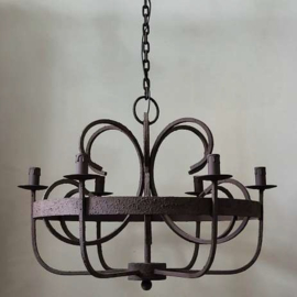 Hanglamp Kroonluchter 6-arms Dusty Brown