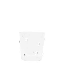 Trinkglas mit Herzen 300 ml -Bastion Collections-