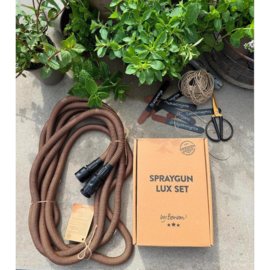 Tuinslang Deluxe Set Donker Zand 25 meter -By Benson-