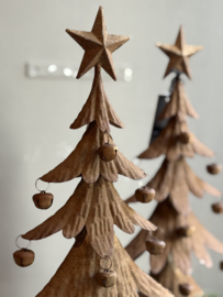 Weihnachtsbaum Rost mit Glöckchen