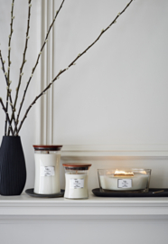 Geurkaars Linen Large -Woodwick-