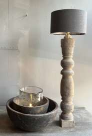 Balusterlampe aus Holz -Aura Peeperkorn-