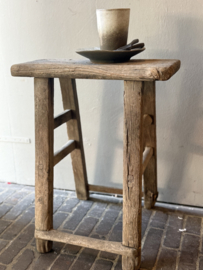 Oud Houten Kruk
