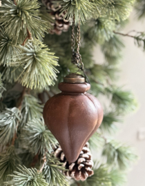 Kerst Ornament Roestbruin Druppel