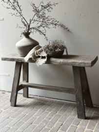 Oud Houten Bankje 80 cm