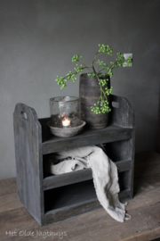 Holz Etagere mit zwei Regalen und Bodem