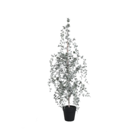 Weihnachtsbaum aus Seide mit Schnee LED Medium -PTMD-