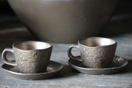 Geschirr Kupfer Untertasse für Espressotasse