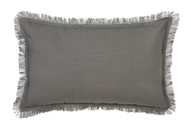 Kussen Amsterdam Fringes Smoke Pearl 30x50 cm