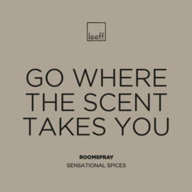 Roomspray Go where the scent takes you -Leeff-