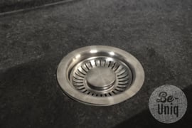 Smal spoelbakelement met spoelbak met kraangat | K015