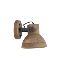 Wandlamp Ilanio Hout