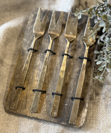 Vorkenset Oud Messing Large (set van 4) -Aura Peeperkorn-