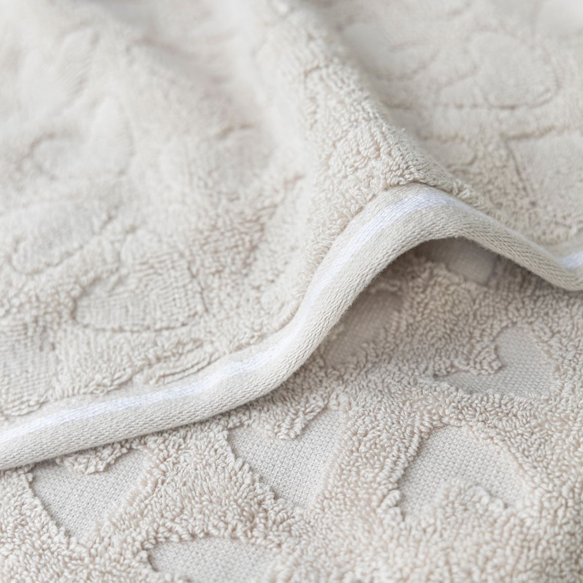 Badetuch 50x100 cm Natur -Bastion Collections-