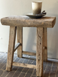 Oud Houten Kruk