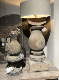 Houten Balusterlamp  -Aura Peeperkorn-