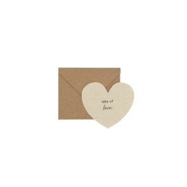 Kaartje Hart ''Lots of Love'' -Leeff-