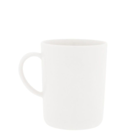 Mok Wit met oor met Zwart Hartje -Bastion Collections-