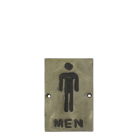 Metall-Toilettenschild ''Männer''