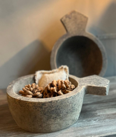 Houten Bak Fitri met Handvat