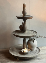 Etagere aus Holz 3-lagig