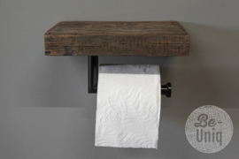 Toiletrol houder Elsa | oud hout en metaal