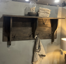 Holz-Garderobe 100 cm -Vintage-