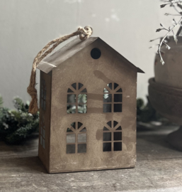 Metalen Hanger Roest Huisje
