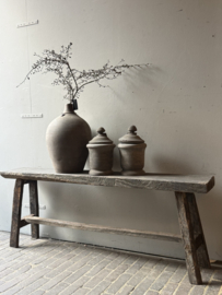 Oud Houten Bankje 121 cm