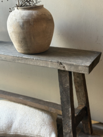 Oud Houten Bankje 120 cm