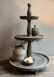 Etagere aus Holz 3-lagig