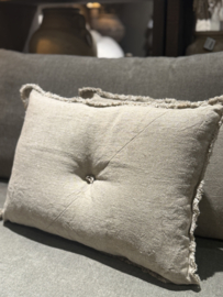 Shabby Kussen Met Knoop 40x60 cm