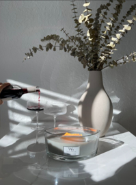 Geurkaars Lavender & Cedar Mini -Woodwick-