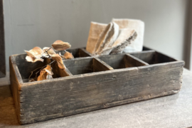 Houten Bak met vakjes