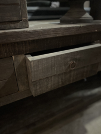 Houten TV-meubel 3-lades -Driftwood-