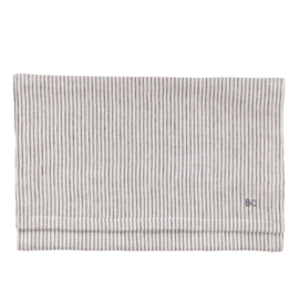 Tafelloper Naturel Blauw Streepje 150x60 cm -Bastion Collections-