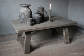 Salontafel Oud Hout ''Rough'' A-poot 120x70 cm