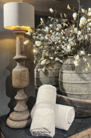 Unieke Houten Balusterlamp