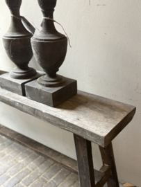 Oud Houten Bankje 121 cm
