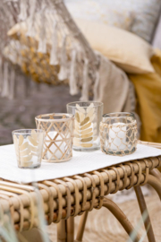 Placemat Beige met Witte Streepjes