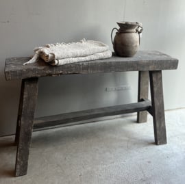 Oud Houten Bankje 81 cm