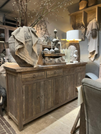 Dressoir 5 deurs en 4 lades ''Driftwood''