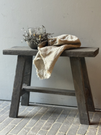 Oud Houten Bankje 60 cm