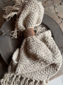Linnen Doek Bowi Grof Geweven 35x50 cm -Hoffz-