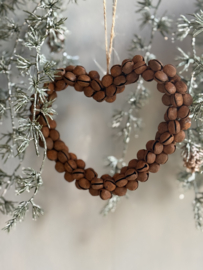 Hanger Hart Belletjes Roest Small